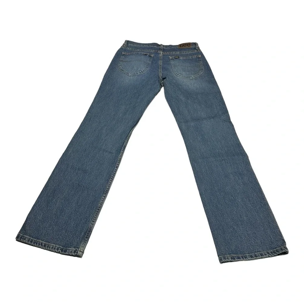 Lee Jeans Men's Size 32x34 Thunder Blue Regular‎ Bootcut Medium Wash Denim Blue